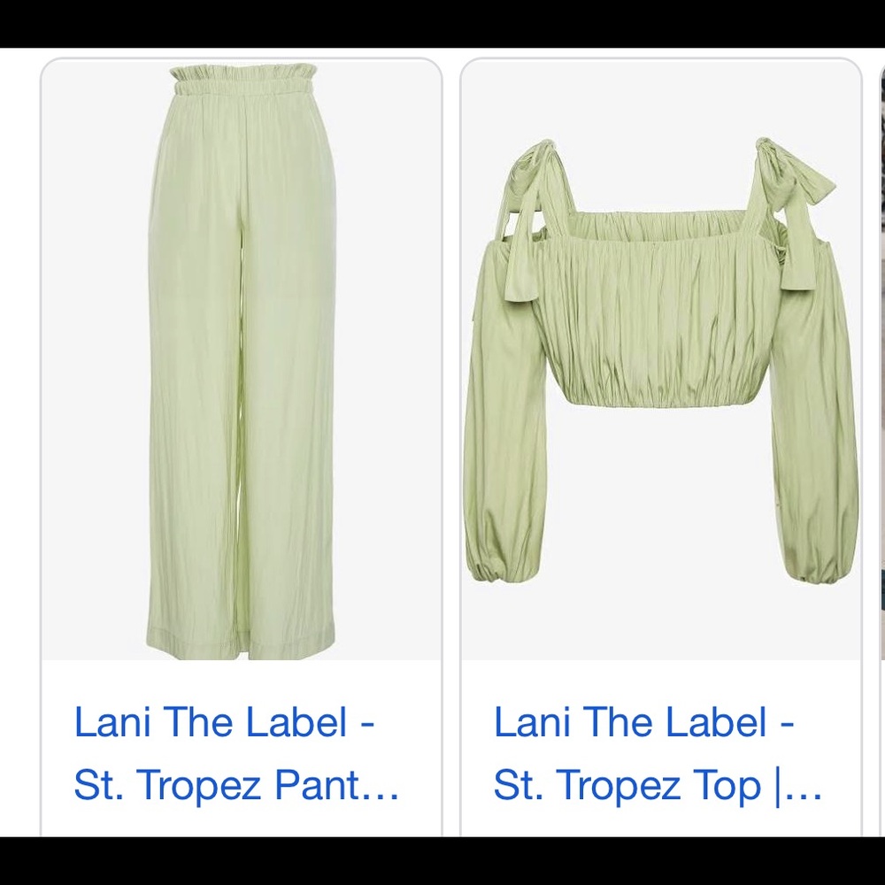 NWT! Never Worn! Lani the Label St. Tropez Set